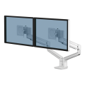 Ramię na 2 monitory Fellowes TALLO™ białe www.asan.com.pl