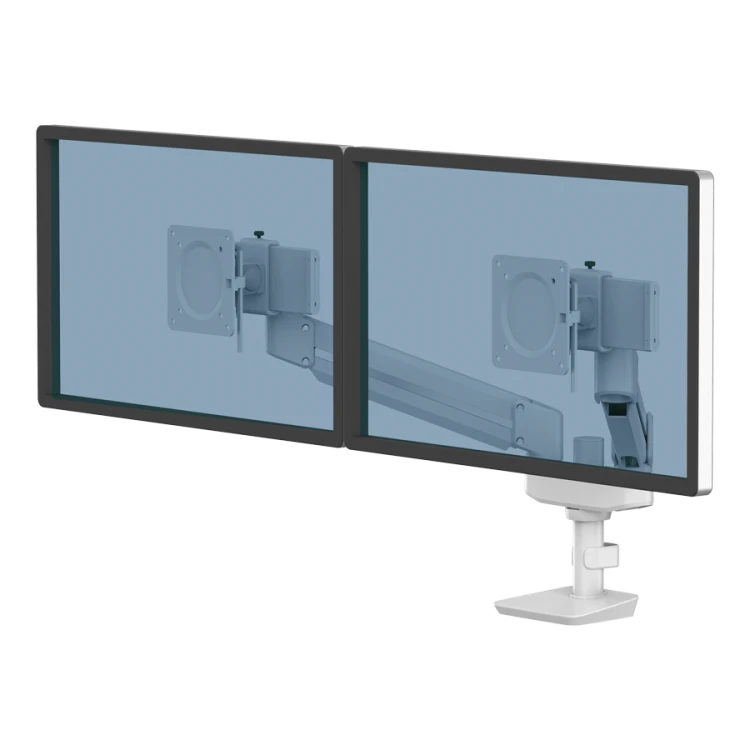 Ramię kompaktowe na 2 monitory Fellowes TALLO™ białe www.asan.com.pl