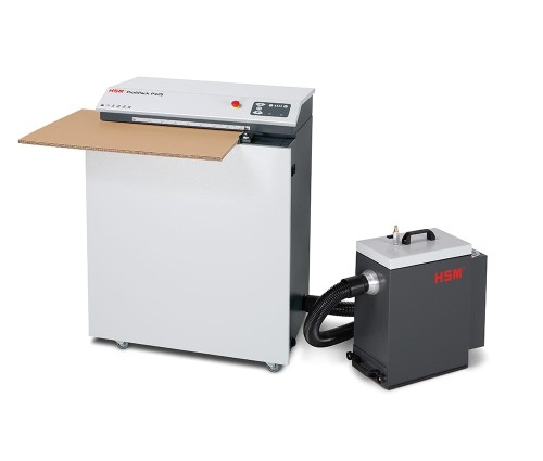 Urządzenie do produkcji wypełniaczy HSM ProfiPack P425 z adapterem do systemu odpylającego www.asan.com.pl