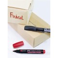 Marker Permanentny 52 CZERWONY końcówka okrągła FABER-CASTELL www.asan.com.pl
