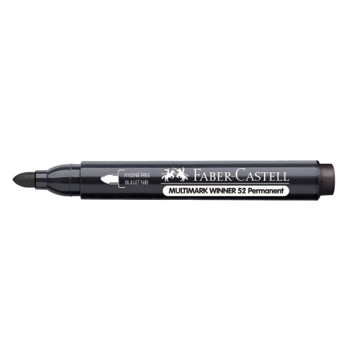 Merker Permanentny 52 CZARNY końcówka okrągła FABER-CASTELL www.asan.com.pl