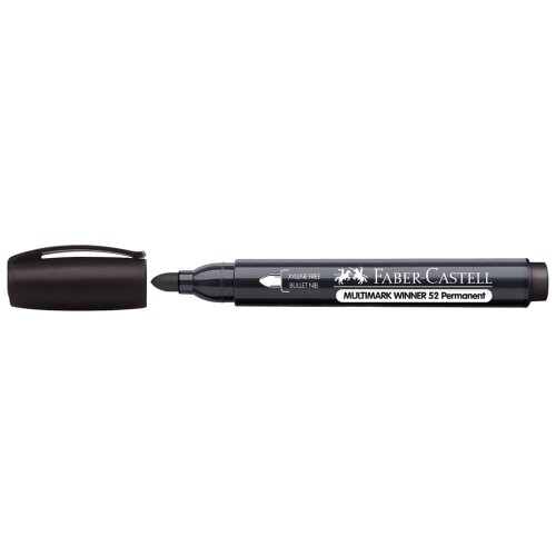 Merker Permanentny 52 CZARNY końcówka okrągła FABER-CASTELL www.asan.com.pl