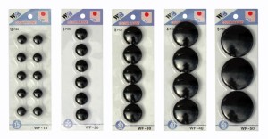 Magnesy do tablic, średnica 15mm, kolor Biały, opk 10szt, Argo - Magnetyczne punkty mocujące