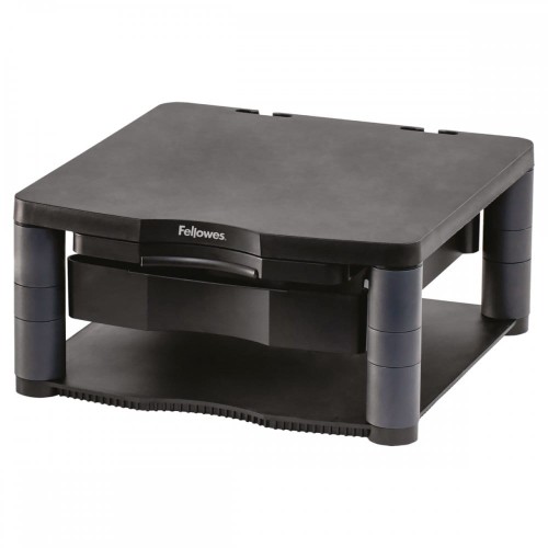 Fellowes Podstawa pod monitor z półką, szufladą i copyholderem  www.asan.com.pl