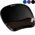 Podkładka żelowa pod mysz i nadgarstek Fellowes CRYSTAL CZARNA 9112101 www.asan.com.pl