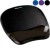 Podkładka żelowa pod mysz i nadgarstek Fellowes CRYSTAL CZARNA 9112101 www.asan.com.pl