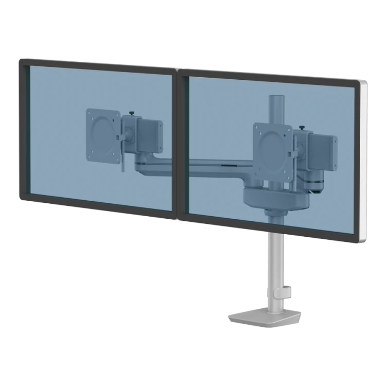 Ramię na 2 monitory Fellowes TALLO Modular™ 2FS SREBRNE  www.asan.com.pl