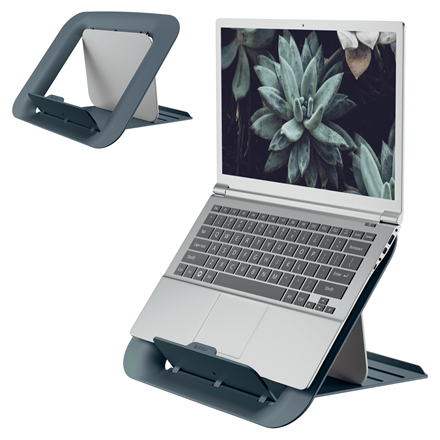 Regulowana podstawka pod laptopa Leitz Ergo Cosy - aksamitny szary www.asan.com.pl