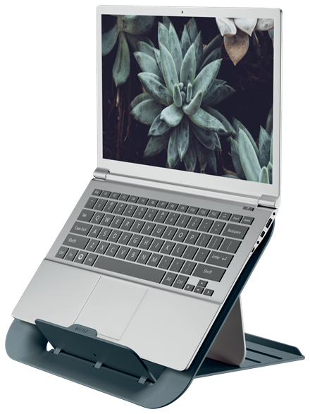 Regulowana podstawka pod laptopa Leitz Ergo Cosy - aksamitny szary www.asan.com.pl