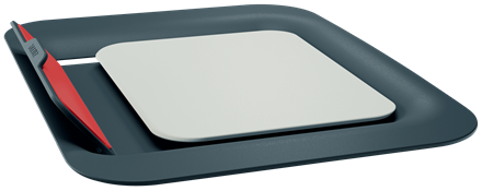 Regulowana podstawka pod laptopa Leitz Ergo Cosy - aksamitny szary www.asan.com.pl