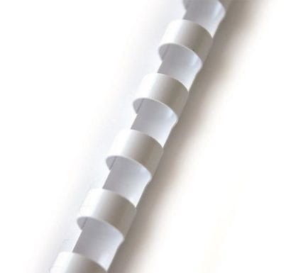 Grzbiet plastikowy 5mm/BIAŁY/100szt Argo www.asan.com.pl