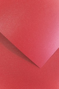 Karton Ozdobny PREMIUM 240g/m2 MIKA CZERWONY 20 arkuszy A4