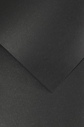 Karton Ozdobny PREMIUM 240g/m2 MIKA CZARNY 100 arkuszy A4 www.asan.com.pl