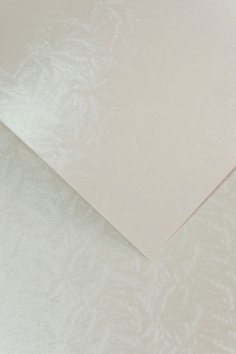 Karton Ozdobny Premium 230g/m2 - FROST kolor PERŁOWA BIEL www.asan.com.pl
