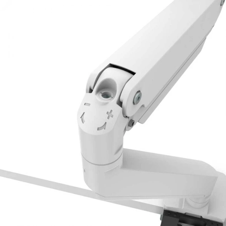 Ramię na 2 monitory Fellowes Eppa z listwą - białe www.asan.com.pl
