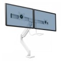 Ramię na 2 monitory Fellowes Eppa z listwą - białe www.asan.com.pl