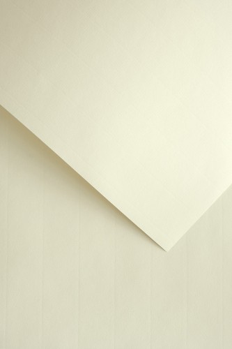 Papier Ozdobny 120g/m2 - LAID KREMOWY - 50 arkuszy A4 www.asan.com.pl