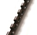 Grzbiet plastikowy do bindowania 12mm/100szt Argo - kolor BIAŁY www.asan.com.pl
