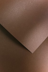 Karton Ozdobny PREMIUM 240g/m2 MIKA BRĄZOWY 20 arkuszy A4 