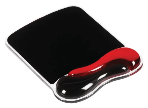 Podkładka żelowa Kensington Duo Gel pod mysz, z podpórką pod nadgarstek CZERWONO-CZARNA  www.asan.com.pl