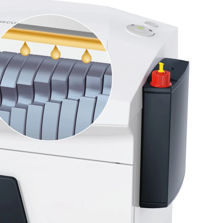 Niszczarka HSM Securio B24 HSL 6 ścinki 1x5mm P-7 + system automatycznego oliwienia www.asan.com.pl