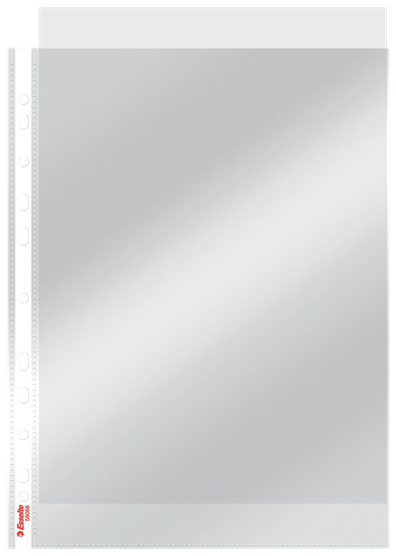 Esselte Koszulki krystaliczne A4/55 mic./100szt www.asan.com.pl