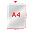 Esselte Koszulki krystaliczne A4/55 mic./100szt www.asan.com.pl