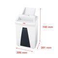 Niszczarka HSM Securio AF150 ścinki 0,78x11mm P-6 z automatycznym podajnikiem papieru www.asan.com.pl