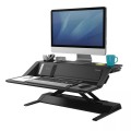 Stanowisko do pracy Fellowes Sit-Stand Lotus DX - czarne www.asan.com.pl