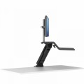 Stanowisko do pracy Sit-Stand Lotus RT - czarne na 2 monitory www.asan.com.pl