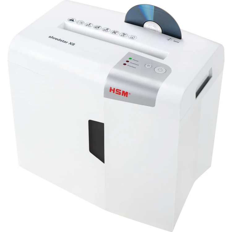 Niszczarka HSM ShredStar X8 scinki 4,5x30mm P-4 www.asan.com.pl