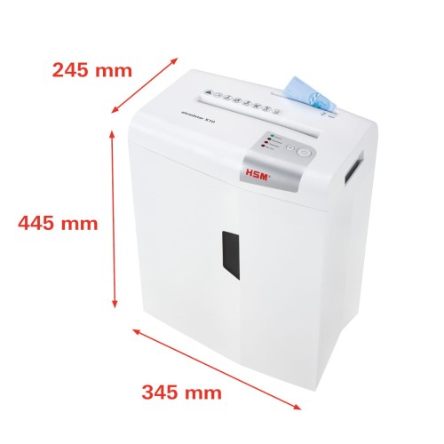 Niszczarka HSM ShredStar X10 scinki 4,5x30mm P-4 www.asan.com.pl