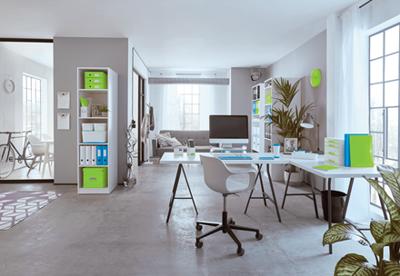 Kołonotatnik Leitz WOW A4 w kratkę - zielony www.asan.com.pl