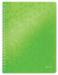 Kołonotatnik Leitz WOW A5 w kratkę  -  zielony 