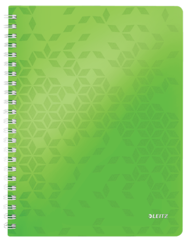 Kołonotatnik Leitz WOW A4 w kratkę - zielony www.asan.com.pl