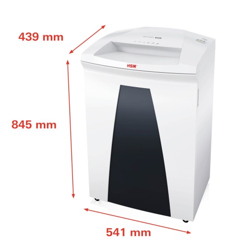 Niszczarka Securio B34 C ścinki 4,5x30mm P-4 + system automatycznego oliwienia noży tnących www.asan.com.pl