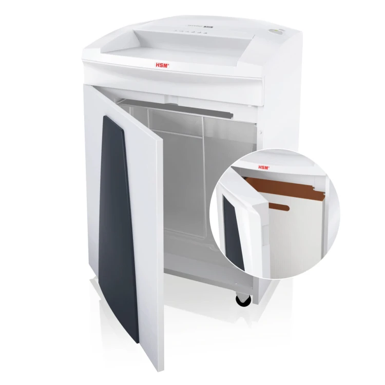 Niszczarka Securio B35 CSF ścinki 0,78x11mm P-6 + system automatycznego oliwienia noży tnących www.asan.com.pl