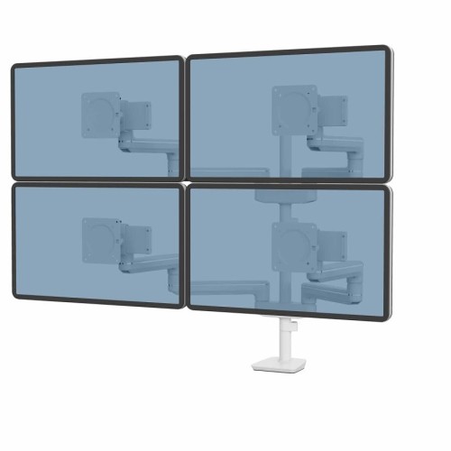 Ramię na 4 monitory TALLO Modular™ 4FFS - białe www.asan.com.pl