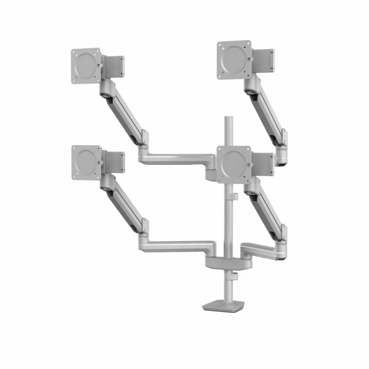 Ramię na 4 monitory Fellowes TALLO Modular™ 4FMS - srebrne  www.asan.com.pl