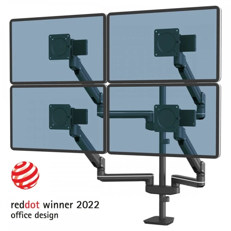Ramię na 4 monitory Fellowes TALLO Modular™ 4FMS - czarne www.asan.com.pl
