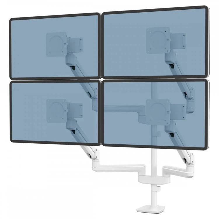 Ramię na 4 monitory Fellowes TALLO Modular™ 4FMS - białe  www.asan.com.pl