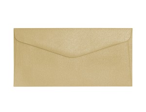 Koperta / koperty ozdobne DL - PEARL ZŁOTY opk 10szt 150g m2  