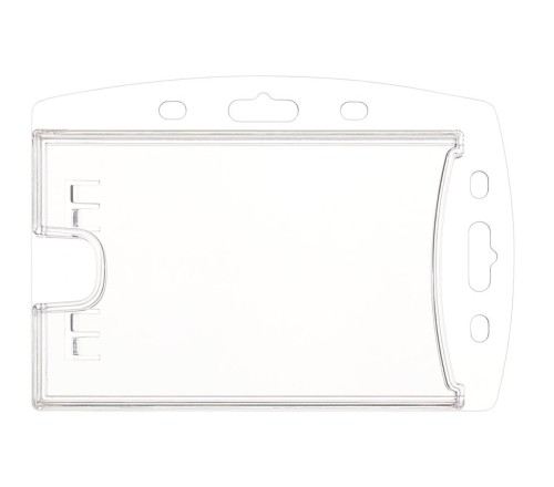 Identyfikator Holder na dwie karty 2K clear / opk 50szt www.asan.com.pl