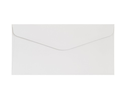 Koperta / koperty ozdobne DL - GŁADKI BIAŁY opk 10szt 150g/m2  WWW.ASAN.COM.PL