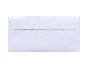 Koperta / koperty ozdobne DL - MIKA BIAŁY opk 10szt 120g/m2
