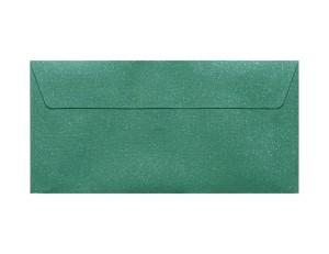 Koperta / koperty ozdobne DL - MIKA ZIELONY opk 10szt 120g/m2 