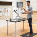 Stanowisko do pracy Fellowes Sit-Stand Lotus DX - białe www.asan.com.pl