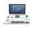 Stanowisko do pracy Fellowes Sit-Stand Lotus DX - białe www.asan.com.pl