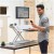 Stanowisko do pracy Fellowes Sit-Stand Lotus DX - białe www.asan.com.pl