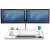 Stanowisko do pracy Fellowes Sit-Stand Lotus DX - białe www.asan.com.pl